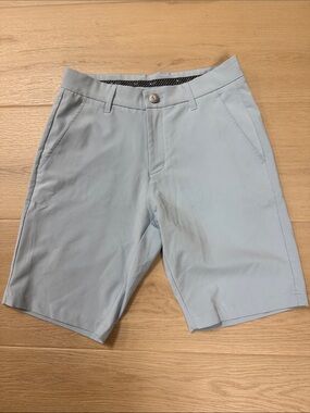 Men's Performance Athletic Shorts in Light Blue